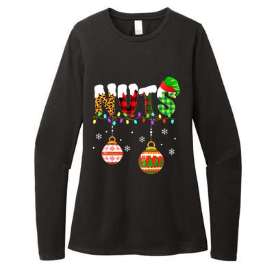 Funny Chest Nuts Couples Christmas Chestnuts Adult Matching Womens CVC Long Sleeve Shirt