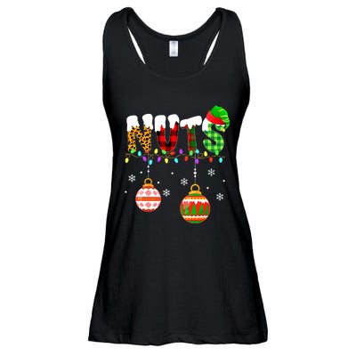 Funny Chest Nuts Couples Christmas Chestnuts Adult Matching Ladies Essential Flowy Tank