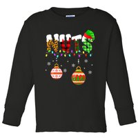 Funny Chest Nuts Couples Christmas Chestnuts Adult Matching Toddler Long Sleeve Shirt