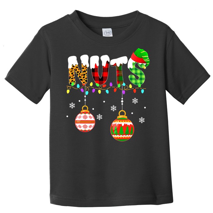 Funny Chest Nuts Couples Christmas Chestnuts Adult Matching Toddler T-Shirt