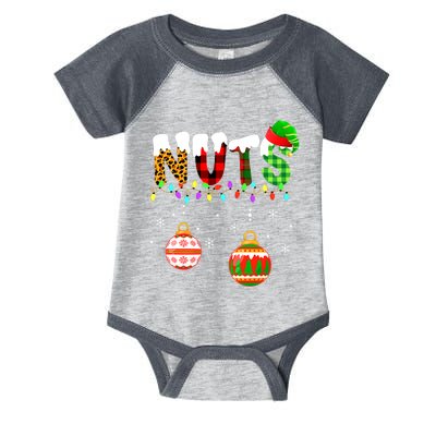 Funny Chest Nuts Couples Christmas Chestnuts Adult Matching Infant Baby Jersey Bodysuit