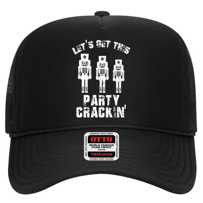 Funny Christmas Nutcracker Design Group Party Matching Set High Crown Mesh Back Trucker Hat