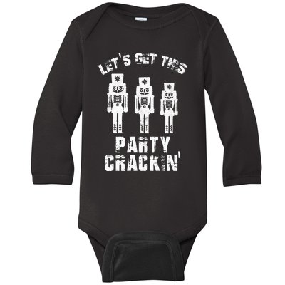 Funny Christmas Nutcracker Design Group Party Matching Set Baby Long Sleeve Bodysuit