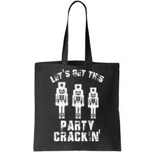 Funny Christmas Nutcracker Design Group Party Matching Set Tote Bag