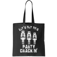 Funny Christmas Nutcracker Design Group Party Matching Set Tote Bag