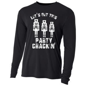 Funny Christmas Nutcracker Design Group Party Matching Set Cooling Performance Long Sleeve Crew