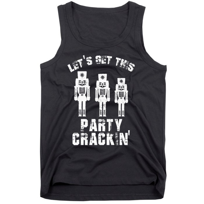 Funny Christmas Nutcracker Design Group Party Matching Set Tank Top