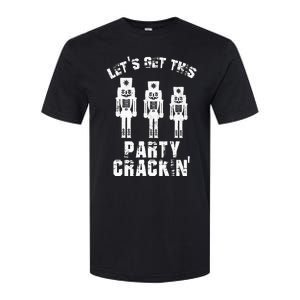 Funny Christmas Nutcracker Design Group Party Matching Set Softstyle CVC T-Shirt