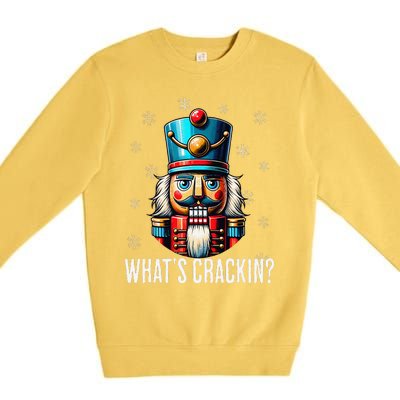 Funny Christmas Nutcracker Xmas Nutcrackers YAll Are Nuts Premium Crewneck Sweatshirt