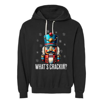 Funny Christmas Nutcracker Xmas Nutcrackers YAll Are Nuts Garment-Dyed Fleece Hoodie