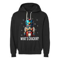 Funny Christmas Nutcracker Xmas Nutcrackers YAll Are Nuts Garment-Dyed Fleece Hoodie