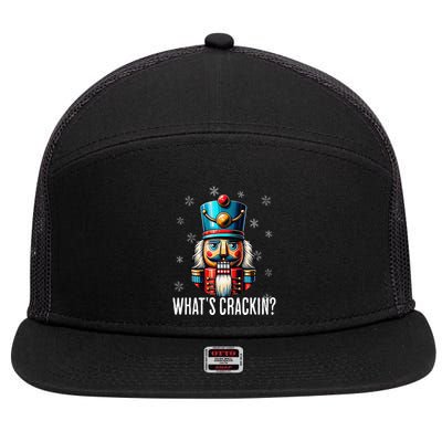 Funny Christmas Nutcracker Xmas Nutcrackers YAll Are Nuts 7 Panel Mesh Trucker Snapback Hat