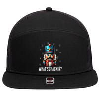 Funny Christmas Nutcracker Xmas Nutcrackers YAll Are Nuts 7 Panel Mesh Trucker Snapback Hat