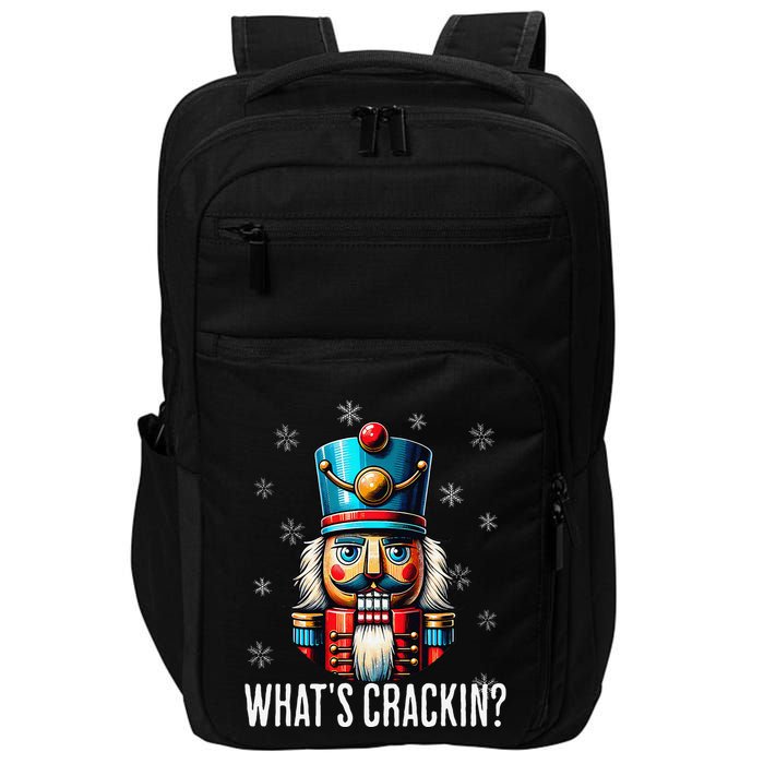 Funny Christmas Nutcracker Xmas Nutcrackers YAll Are Nuts Impact Tech Backpack