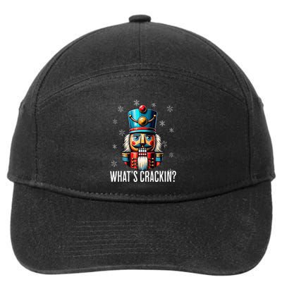 Funny Christmas Nutcracker Xmas Nutcrackers YAll Are Nuts 7-Panel Snapback Hat