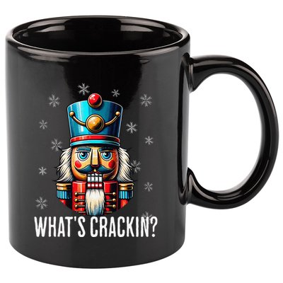 Funny Christmas Nutcracker Xmas Nutcrackers YAll Are Nuts 11oz C Handle Ceramic Mug