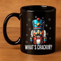 Funny Christmas Nutcracker Xmas Nutcrackers YAll Are Nuts 11oz C Handle Ceramic Mug