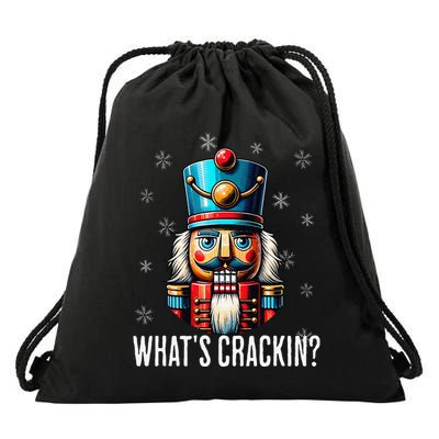 Funny Christmas Nutcracker Xmas Nutcrackers YAll Are Nuts Drawstring Bag