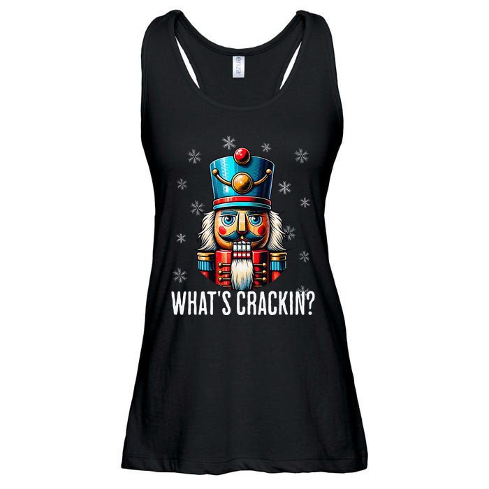 Funny Christmas Nutcracker Xmas Nutcrackers YAll Are Nuts Ladies Essential Flowy Tank