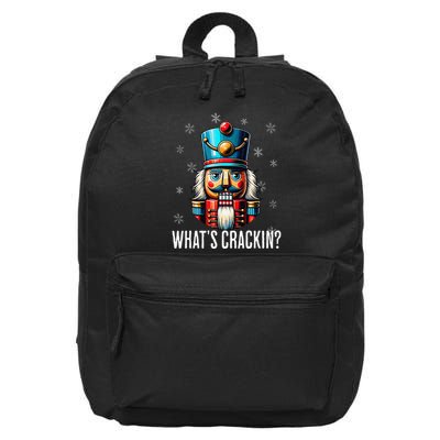 Funny Christmas Nutcracker Xmas Nutcrackers YAll Are Nuts 16 in Basic Backpack