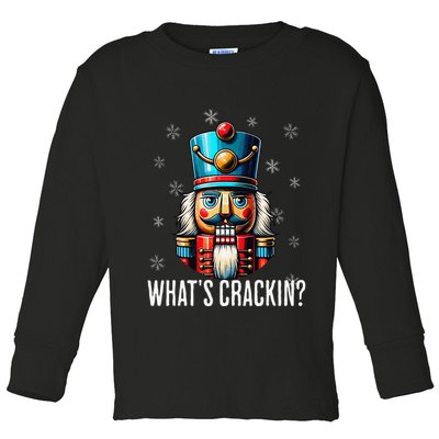Funny Christmas Nutcracker Xmas Nutcrackers YAll Are Nuts Toddler Long Sleeve Shirt