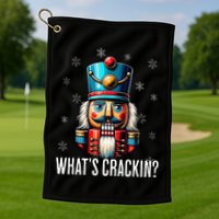 Funny Christmas Nutcracker Xmas Nutcrackers YAll Are Nuts Golf Towel