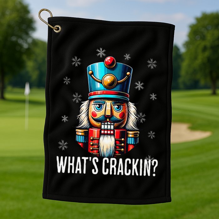 Funny Christmas Nutcracker Xmas Nutcrackers YAll Are Nuts Golf Towel