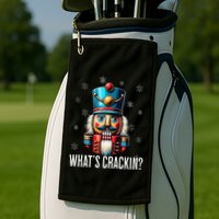 Funny Christmas Nutcracker Xmas Nutcrackers YAll Are Nuts Golf Towel