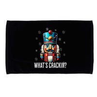 Funny Christmas Nutcracker Xmas Nutcrackers YAll Are Nuts Microfiber Hand Towel