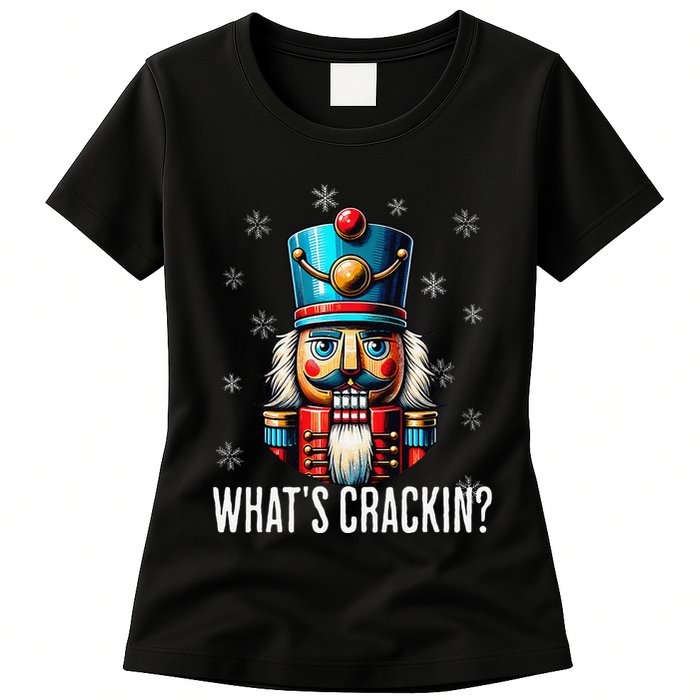 Funny Christmas Nutcracker Xmas Nutcrackers YAll Are Nuts Womens T-Shirt