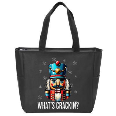 Funny Christmas Nutcracker Xmas Nutcrackers YAll Are Nuts Zip Tote Bag