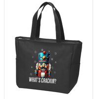 Funny Christmas Nutcracker Xmas Nutcrackers YAll Are Nuts Zip Tote Bag