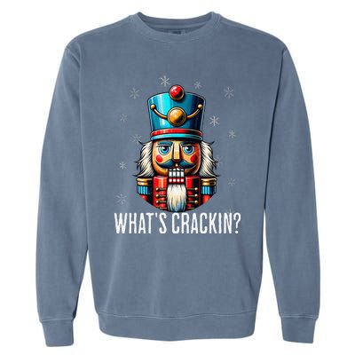 Funny Christmas Nutcracker Xmas Nutcrackers YAll Are Nuts Garment-Dyed Sweatshirt