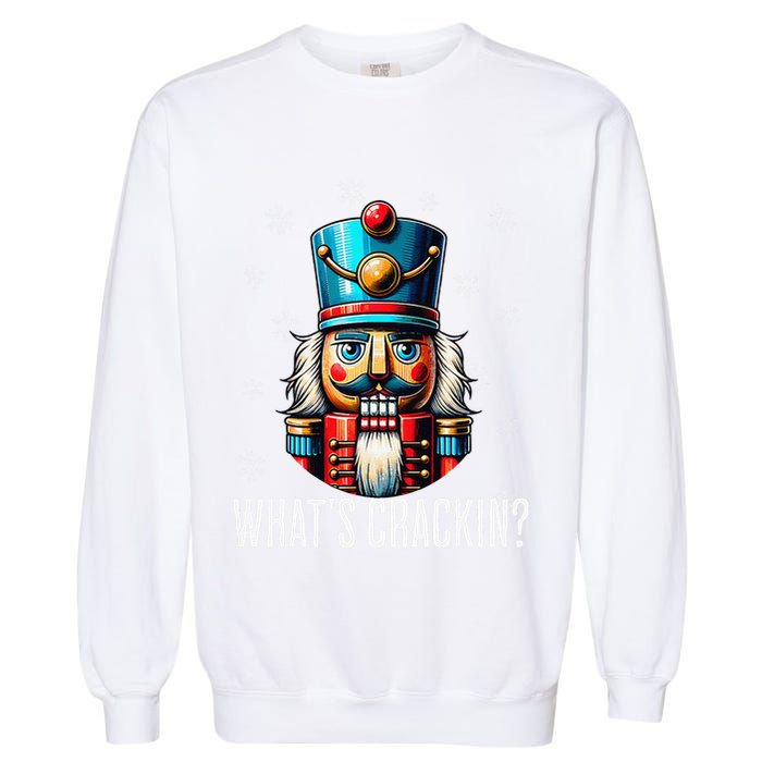 Funny Christmas Nutcracker Xmas Nutcrackers YAll Are Nuts Garment-Dyed Sweatshirt