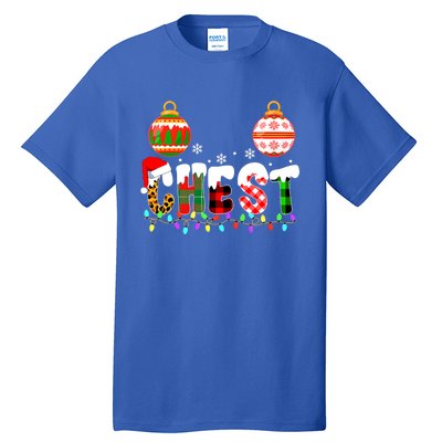 Funny Chest Nuts Couples Christmas Chestnuts Adult Matching Meaningful Gift Tall T-Shirt