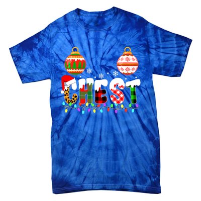 Funny Chest Nuts Couples Christmas Chestnuts Adult Matching Meaningful Gift Tie-Dye T-Shirt