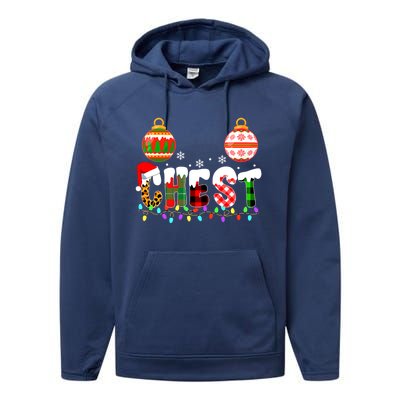 Funny Chest Nuts Couples Christmas Chestnuts Adult Matching Meaningful Gift Performance Fleece Hoodie