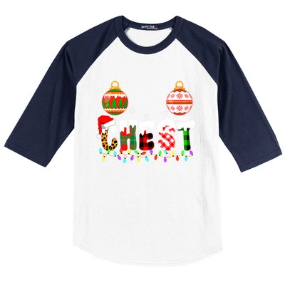 Funny Chest Nuts Couples Christmas Chestnuts Adult Matching Meaningful Gift Baseball Sleeve Shirt