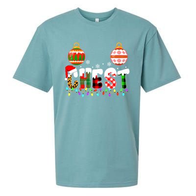 Funny Chest Nuts Couples Christmas Chestnuts Adult Matching Meaningful Gift Sueded Cloud Jersey T-Shirt