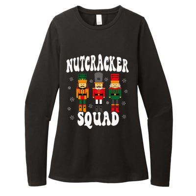 Funny Christmas Nutcracker Squad Womens CVC Long Sleeve Shirt