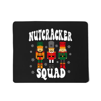 Funny Christmas Nutcracker Squad Mousepad