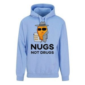 Funny Chicken Nuggets Nugs Not Drugs Unisex Surf Hoodie