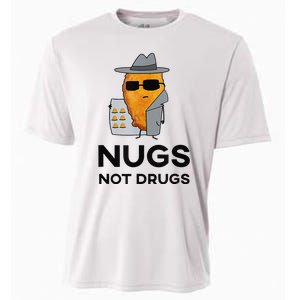 Funny Chicken Nuggets Nugs Not Drugs Cooling Performance Crew T-Shirt