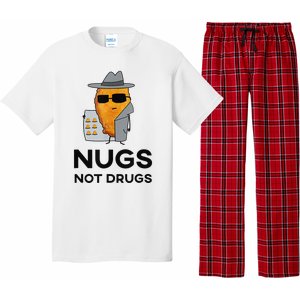 Funny Chicken Nuggets Nugs Not Drugs Pajama Set