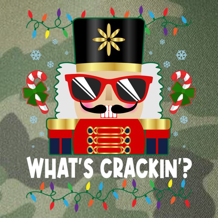 Funny Christmas Nutcracker Whats Crackin Legacy Tie Dye Trucker Hat