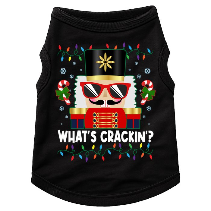 Funny Christmas Nutcracker Whats Crackin Doggie Tank