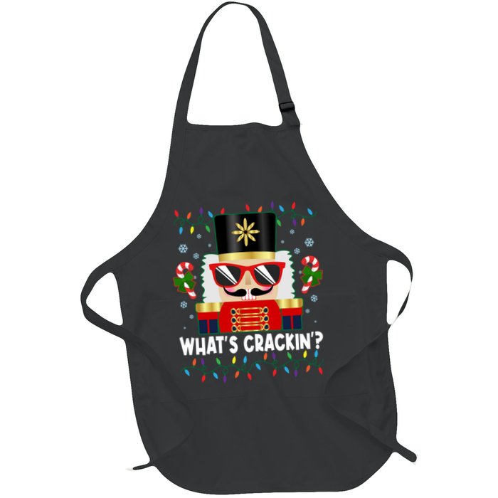 Funny Christmas Nutcracker Whats Crackin Apron