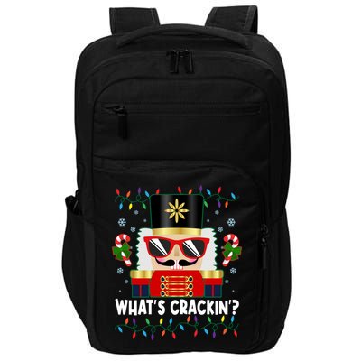 Funny Christmas Nutcracker Whats Crackin Impact Tech Backpack