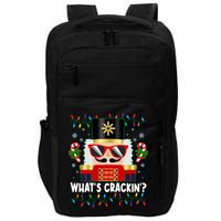 Funny Christmas Nutcracker Whats Crackin Impact Tech Backpack
