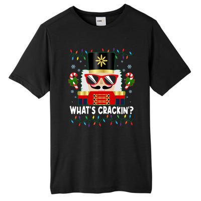 Funny Christmas Nutcracker Whats Crackin Tall Fusion ChromaSoft Performance T-Shirt